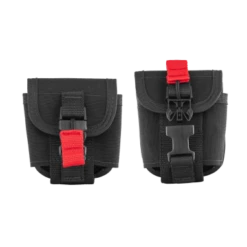 Dive Rite BP/W Double Tank Package -Mystic Shop 12 lb qr weight pocket ac3210 dual front view 2