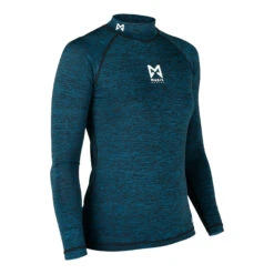 Magic Marine Womens Cube Long Sleeve Rashvest - Dark Blue Melee