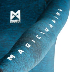 Magic Marine Womens Cube Long Sleeve Rashvest - Dark Blue Melee -Mystic Shop 2022 Magic Marine Womens Cube Long Sleeve Rash Guard Dark Blue Melee MM081011 4MM081011 448 05