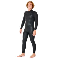 Rip Curl Freelite 3/2mm Back Zip Wetsuit - Black -Mystic Shop 2022 Rip Curl Freelite 32 Mens Wetsuit WF203M 0090 1