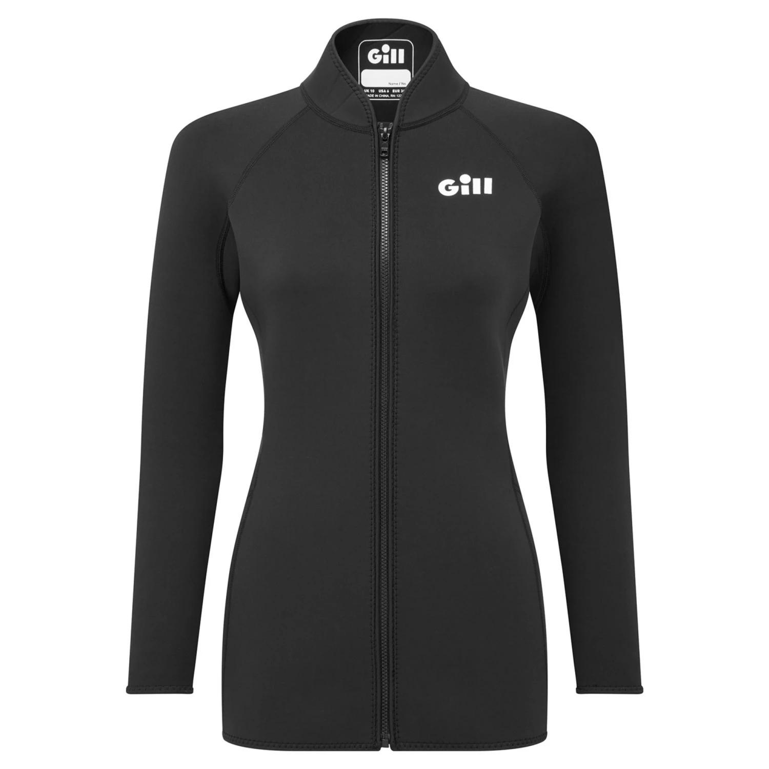 Gill Womens Pursuit Neoprene Wetsuit Jacket - Black 1 Gill Womens Pursuit Neoprene Wetsuit Jacket - Black