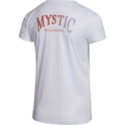 Mystic Womens Jayde Short-Sleeve Rashvest - White -Mystic Shop 2023 Mystic Jayde Loose Fit Rash Guard 230157 100 02