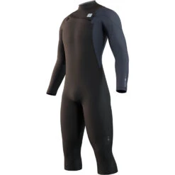 Mystic Marshall 4/3mm Long Arm Short Leg Wetsuit - Black