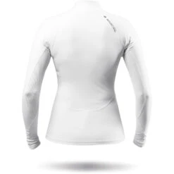 Zhik Womens ECO Spandex Rash Guard Long Sleeve - White -Mystic Shop 2023 Zhik DTP 0063 W WHT Back