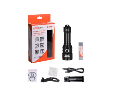 D570 1000 Lumen Light With Laser Pointer 3 D570 1000 Lumen Light With Laser Pointer - Image 3