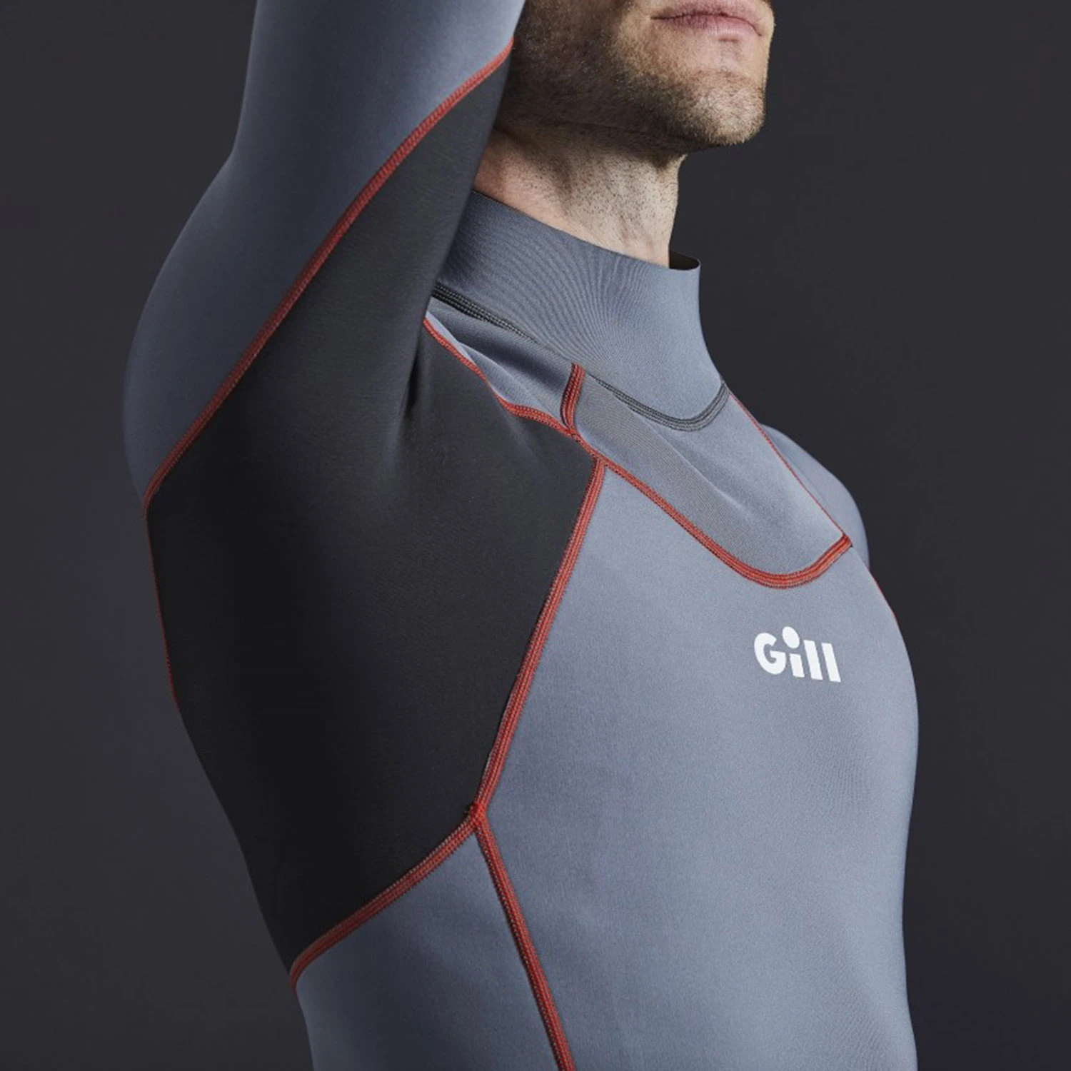 Gill Zenlite Sailing Wetsuit Top - Steel 4 Gill Zenlite Sailing Wetsuit Top - Steel - Image 4