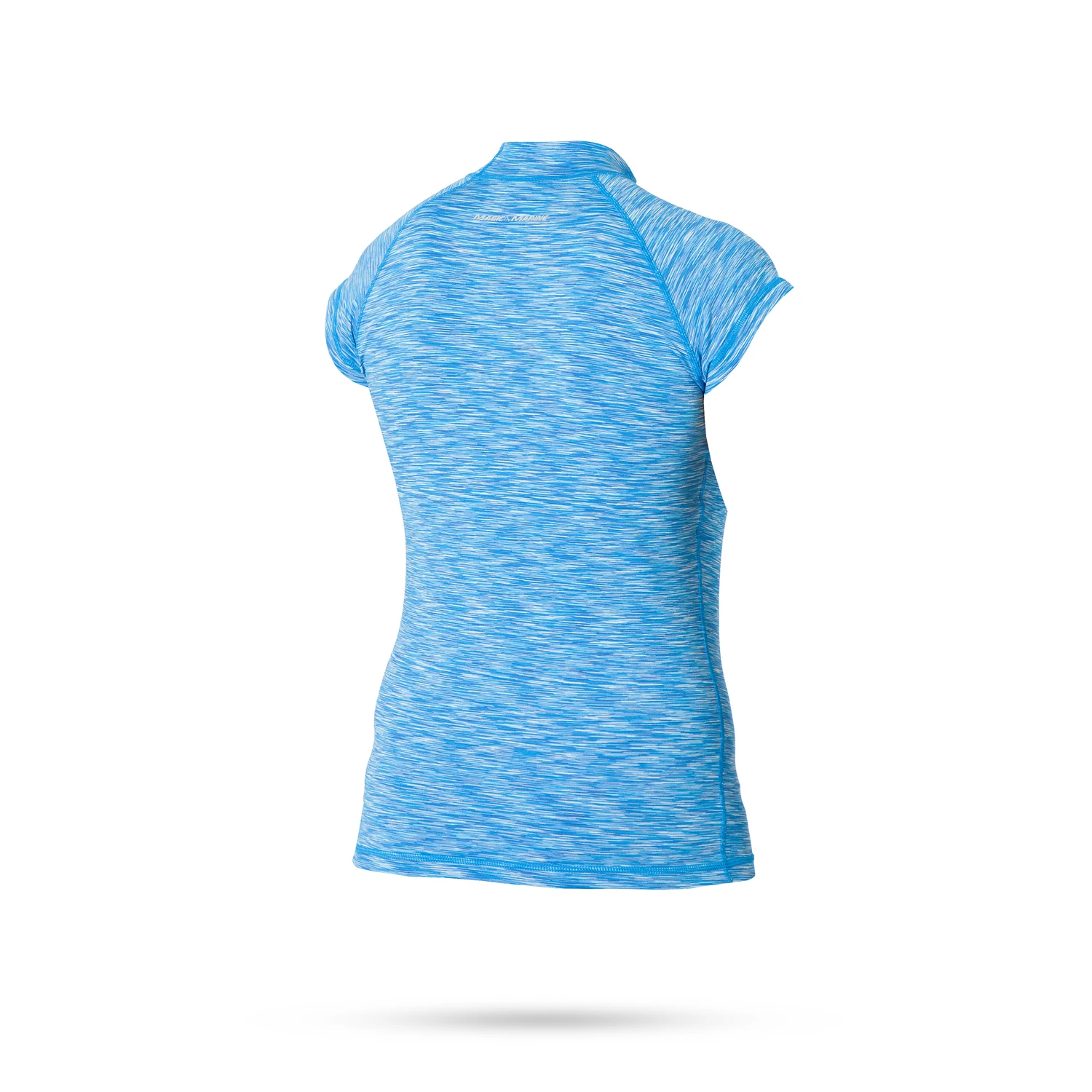 Magic Marine Womens Cube Short Sleeve Rashvest - Flash Blue - Image 2
