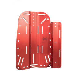 Aluminum Backplate With STA 8 Aluminum Backplate With STA -Mystic Shop red backplate package