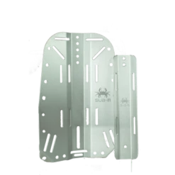 Aluminum Backplate With STA 9 Aluminum Backplate With STA -Mystic Shop silver backplate package